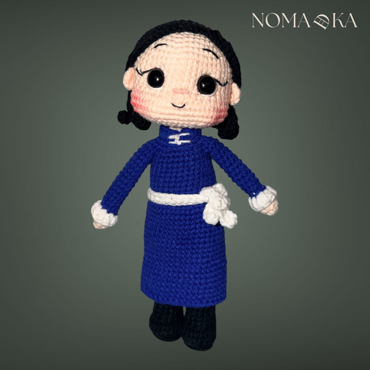 Mongolian Collectable Doll (Royal Blue Deel)