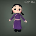 Mongolian Collectable Doll (Royal Purple Deel)