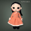 Mongolian Collectable Doll (Peach Deel)