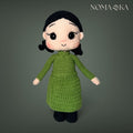 Mongolian Collectable Doll (Olive Green Deel)