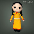 Mongolian Collectable Doll (Golden Yellow Deel)