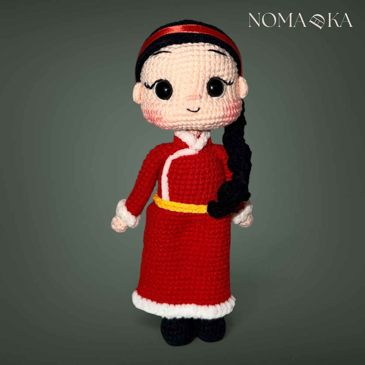 Mongolian Collectable Doll (Classic Red Deel)