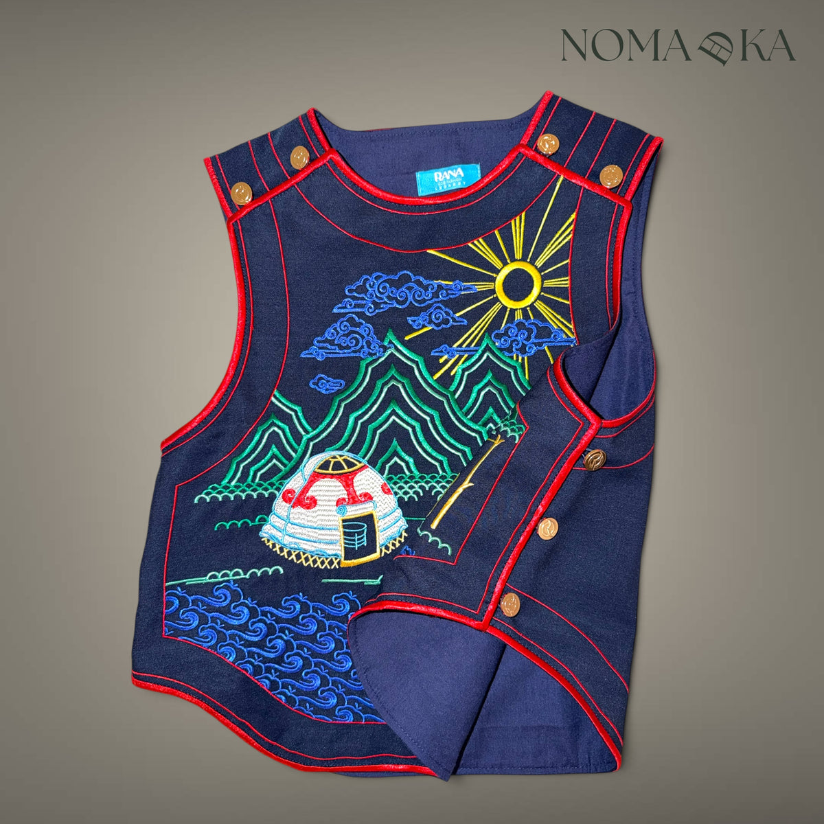 Mongolian Vest “Little Nomad”